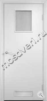 Противопожарная дверь с вентиляционной противопожарной решёткой СР-14 - купить от производителя Мосдвери Противопожарная дверь с вентиляционной противопожарной решёткой СР-14
