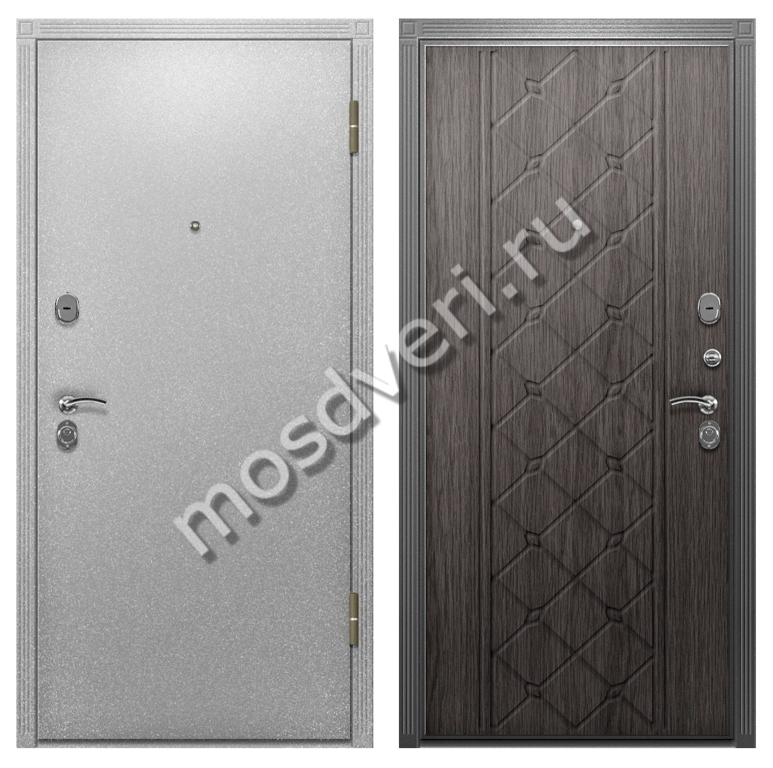 Дверь с порошковым покрытием и МДФ под дуб в квартиру - купить от производителя Мосдвери Дверь с порошковым покрытием и МДФ под дуб в квартиру