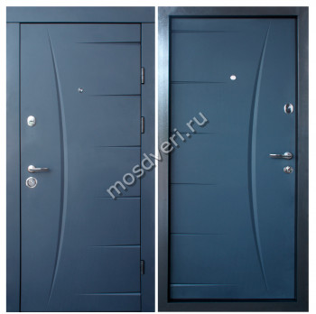 Серая входная дверь в квартиру SVDV-19 - купить от производителя Мосдвери Серая входная дверь в квартиру SVDV-19