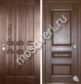 Входная дверь с МДФ внутри и снаружи - купить от производителя Мосдвери Входная дверь с МДФ внутри и снаружи